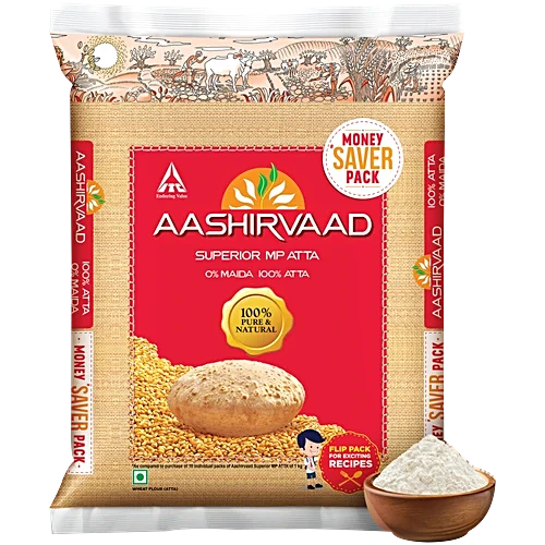 Aashirvaad Atta/Godihittu - Whole Wheat, 5 kg